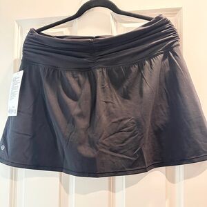 New Lululemon Athletica Black colored Women's Skort, never worn!